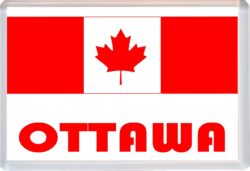 Ottawa - Love Canada/Canadian Towns & Cities Flag - Jumbo Fridge Magnet Souvenir Gift Present