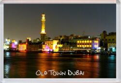 Old Town Dubai - UAE - Jumbo Fridge Magnet Souvenir Gift Present