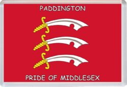 Paddington - Pride of Middlesex County Flag - Jumbo Fridge Magnet Souvenir Gift