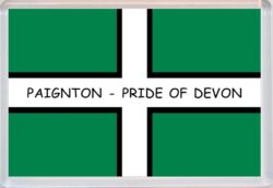 Paignton - Pride of Devon County Flag - Jumbo Fridge Magnet Souvenir Gift Present