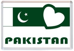 Pakistan - Love Pakistan/Pakistani Towns & Cities Flag - Jumbo Fridge Magnet Souvenir Gift Present