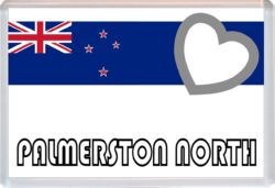 Palmerston North - Love New Zealand Towns & Cities Flag - Jumbo Fridge Magnet Souvenir Gift Present
