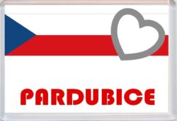 Pardubice - Love Czech Republic Towns & Cities Flag - Jumbo Fridge Magnet Souvenir Gift Present