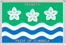 Penrith - Pride of Cumbria County Flag - Jumbo Fridge Magnet Souvenir Gift Present