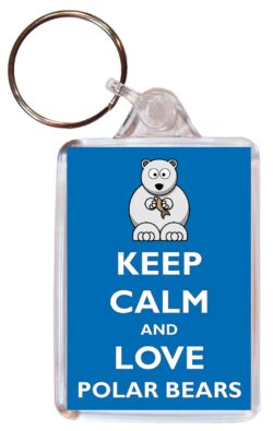 Keep Calm and Love Polar Bears - Jumbo Fridge Magnet Souvenir Gift Present