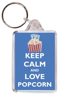 Keep Calm and Love Popcorn - Jumbo Fridge Magnet Souvenir Gift Present