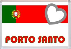 Porto Santo - Love Portugal/Portuguese Towns & Cities Flag - Jumbo Fridge Magnet Souvenir Gift Present