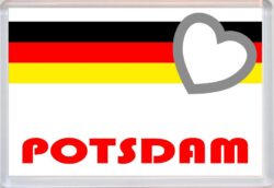 Potsdam - Love Germany/German Towns & Cities Flag - Jumbo Fridge Magnet Souvenir Gift Present