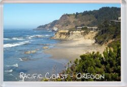 Pacific Coast - Oregon - USA - Jumbo Fridge Magnet Souvenir Gift Present