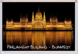 Budapest - Parliament Buildings - Hungary - Jumbo Fridge Magnet Souvenir Gift Present