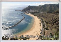 Playa de la Teresitas - Tenerife - Spain - Jumbo Fridge Magnet Souvenir Gift Present