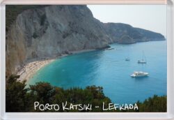 Porto Katsiki - Lefkada - Greece - Jumbo Fridge Magnet Souvenir Gift Present