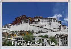 Potala Palace - Tibet - Jumbo Fridge Magnet Souvenir Gift Present