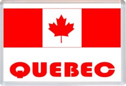 Qubec - Love Canada/Canadian Towns & Cities Flag - Jumbo Fridge Magnet Souvenir Gift Present