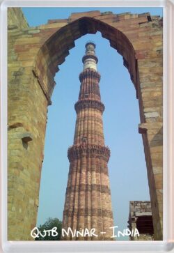 Qutb Minar -  India - Jumbo Fridge Magnet Souvenir Gift Present
