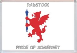 Radstock - Pride of Somerset County Flag - Jumbo Fridge Magnet Souvenir Gift