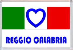 Reggio Calabria - Love Italy/Italian Towns & Cities Flag - Jumbo Fridge Magnet Souvenir Gift Present