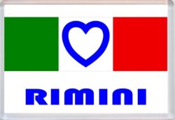 Rimini - Love Italy/Italian Towns & Cities Flag - Jumbo Fridge Magnet Souvenir Gift Present