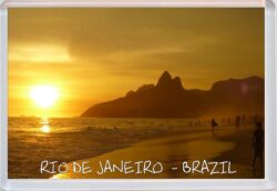 Rio de Janeiro - Brazil - Jumbo Fridge Magnet Souvenir Gift Present