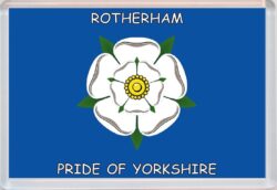Rotherham - Pride of Yorkshire County Flag - Jumbo Fridge Magnet Souvenir Gift Present