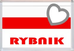 Rybnik - Love Poland/Polish Towns & Cities Flag - Jumbo Fridge Magnet Souvenir Gift Present