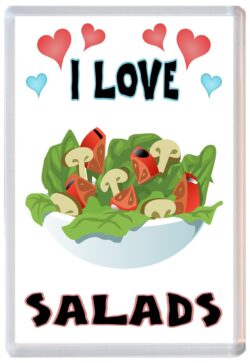I Love Salads - Jumbo Fridge Magnet Souvenir Gift Present