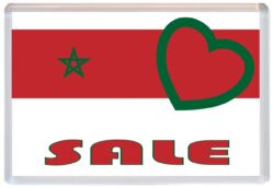 Sale - Love Morocco/Moroccan Towns & Cities Flag - Jumbo Fridge Magnet Souvenir Gift
