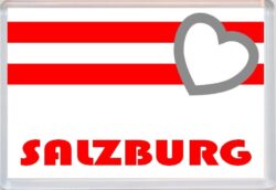 Salzburg - Love Austria/Austrian Towns & Cities Flag - Jumbo Fridge Magnet Souvenir Gift Present