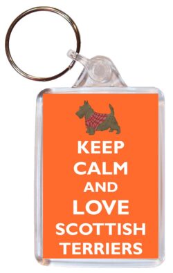 Keep Calm and Love Scottish Terriers - Jumbo Fridge Magnet Souvenir Gift Present