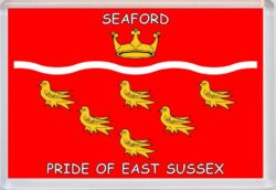 Seaford - Pride of East Sussex County Flag - Jumbo Fridge Magnet Souvenir Gift Present