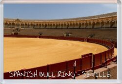 Spanish Bull Ring - Seville - Spain - Jumbo Fridge Magnet Souvenir Gift Present