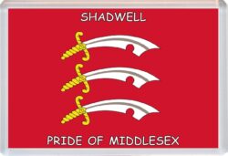 Shadwell - Pride of Middlesex County Flag - Jumbo Fridge Magnet Souvenir Gift