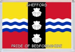 Shefford - Pride of Bedfordshire - Pride of Cumbria County Flag - Jumbo Fridge Magnet Souvenir Gift Present