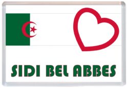 Sidi Bel Abbes - Love Algeria/Algerian Towns & Cities Flag - Jumbo Fridge Magnet Souvenir Gift Present
