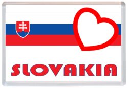Slovakia - Love Slovakia/Slovakian Towns & Cities Flag - Jumbo Fridge Magnet Souvenir Gift Present