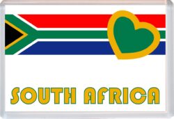 South Africa - Love South Africa/African Towns & Cities Flag - Jumbo Fridge Magnet Souvenir Gift Present