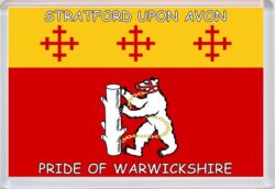 Stratford upon Avon - Pride of Suffolk County Warwickshire - Jumbo Fridge Magnet Souvenir Gift
