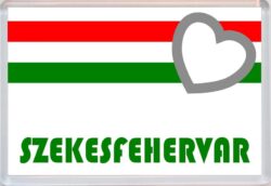 Szekesfehervar - Love Hungary/Hungarian Towns & Cities Flag - Jumbo Fridge Magnet Souvenir Gift Present