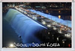 Seoul - South Korea - Jumbo Fridge Magnet Souvenir Gift Present (b)