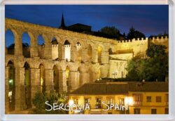 Sergovia - Spain - Jumbo Fridge Magnet Souvenir Gift Present Night