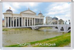 Skopje - Macedonia - Jumbo Fridge Magnet Souvenir Gift Present