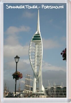 Spinnaker Tower - Portsmouth - Hampshire - Jumbo Fridge Magnet Souvenir Gift Present