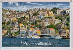 Symi - Greece - Jumbo Fridge Magnet Souvenir Gift Present