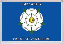 Tadcaster - Pride of Yorkshire County Flag - Jumbo Fridge Magnet Souvenir Gift Present
