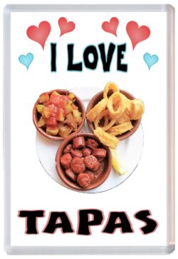 I Love Tapas - Jumbo Fridge Magnet Souvenir Gift Present