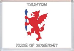 Taunton - Pride of Somerset County Flag - Jumbo Fridge Magnet Souvenir Gift