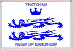 Thatcham - Pride of Berkshire - Pride of Cumbria County Flag - Jumbo Fridge Magnet Souvenir Gift Present