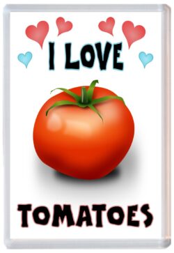 I Love Tomatoes - Jumbo Fridge Magnet Souvenir Gift Present