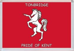 Tonbridge - Pride of Kent County Flag - Jumbo Fridge Magnet Souvenir Gift Present