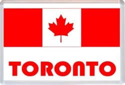 Toronto - Love Canada/Canadian Towns & Cities Flag - Jumbo Fridge Magnet Souvenir Gift Present